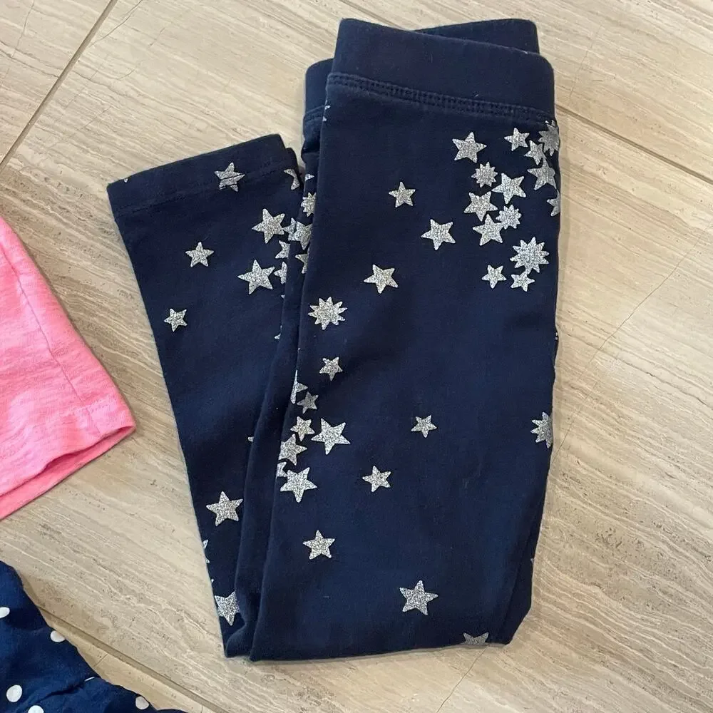 J.Crew Crewcuts Gap Lot of 4 Shirt Bottoms Skort Skirt Leggings Joggers Trip 3T